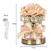 Настільна лампа LED нічник Lesko Rose Crystal YW-HP-MGMFP Champagne (14478-96605) Настільна лампа LED нічник Lesko Rose Crystal YW-HP-MGMFP Champagne (14478-96605)
