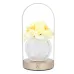 Настільна лампа LED нічник Lesko Rose Crystal KNXSTD01 Жовтий (14480-96604)