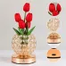 Настольная лампа ночник Lesko Tulips Crystal SJP0723002 Красный (14482-96608)