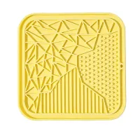 Лизательный коврик антистресс для собак и кошек Taotaopets TT069909 20x20 см Желтый (14238-96577) Лизательный коврик антистресс для собак и кошек Taotaopets TT069909 20x20 см Желтый (14238-96577)