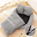 Лежак-пуфик для котов и собак Taotaopets TT-515511 50х45х25 см Серый (14239-97048)