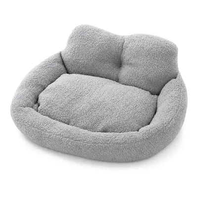 Лежак-пуфік для котів та собак Taotaopets TT-515511 50х45х25 см Сірий (14239-97048)