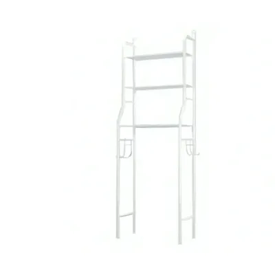 Стойка органайзер на унитаз TV One Toilet Rack NF-00006432 50х26х160 см Белый (hub_n59o5w) Стойка органайзер на унитаз TV One Toilet Rack NF-00006432 50х26х160 см Белый (hub_n59o5w)