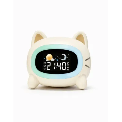 Дитячий нічник-годинник ANSHE Kids LED Кремовий (3014783582)