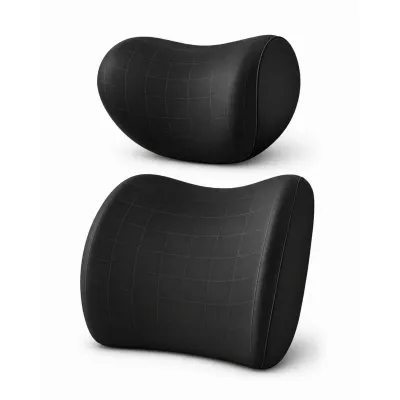 Комплект автомобильных подушек ANSHE Memory Foam 2 шт Черный (3014800270)