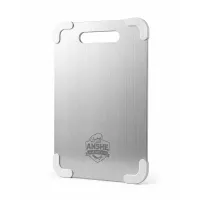 Кухонна дошка ANSHE Chef SUS 304 24.5х14.5 см Сріблястий (3120909939)