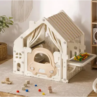 Будиночок ігровий дитячий Urbankit SUPLAYER 145x82x118 см Бежевий (SUP-14582)