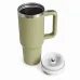 Термокухоль з трубочкою No Brand Tumbler 900 мл Оливковий (M1184)