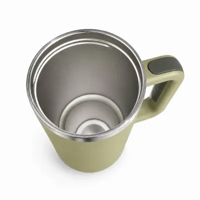 Термокухоль з трубочкою No Brand Tumbler 900 мл Оливковий (M1184)
