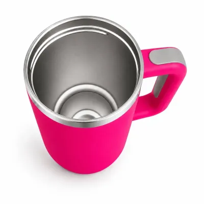 Термокухоль з трубочкою No Brand Tumbler 900 мл Фуксія (M1189)