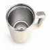 Термокружка с трубочкой No Brand Tumbler 900 мл Кремовый (M1190)