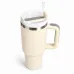 Термокружка с трубочкой No Brand Tumbler 900 мл Кремовый (M1190)