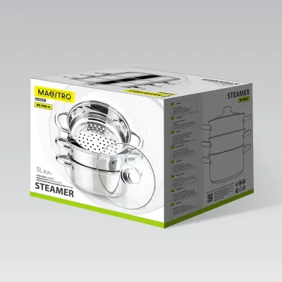 Пароварка Maestro MR-2900-24 5 л Серебристый (136728778)