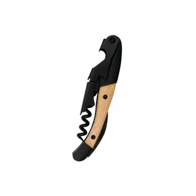 Ніж сомельє Laguiole Herit Corkscrew Bamboo Black 12 см Коричнево-чорний (40271024)
