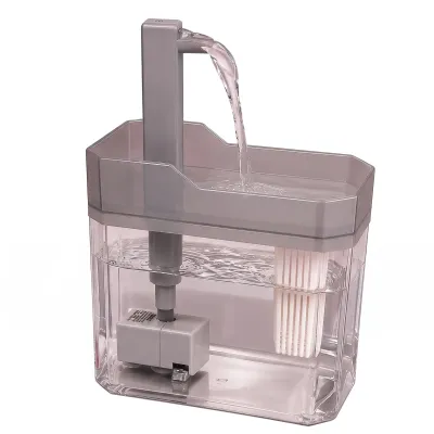 Поилка-фонтан для котов и собак No Brand USB 1.5 л Серый (PetsWater-1.5/GR) Поилка-фонтан для котов и собак No Brand USB 1.5 л Серый (PetsWater-1.5/GR)