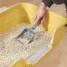 Туалет для кішок з лопаткою Taotaopets TT-222225 42x30x12 см Жовтий (14587-97580)