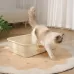 Туалет для кішок з лопаткою Taotaopets TT-222225 42x30x12 см Білий (14587-97575)