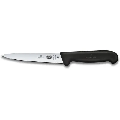 Філейний ніж Victorinox Fibrox 16 см Чорний (5.3703.16)