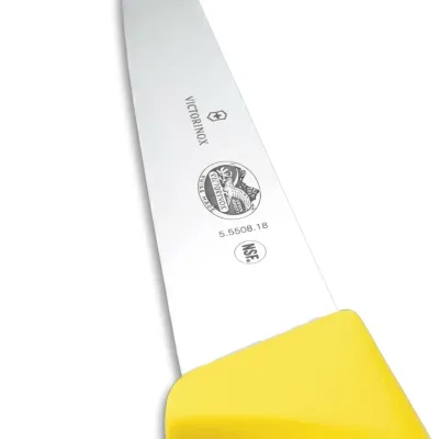 Універсальний ніж для м'яса Victorinox Fibrox 18 см Жовтий (5.5508.18)