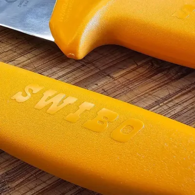 Нож мясника Victorinox Swibo 22 см Желтый (5.8435.22) Нож мясника Victorinox Swibo 22 см Желтый (5.8435.22)