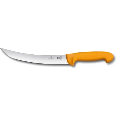 Нож мясника Victorinox Swibo 22 см Желтый (5.8435.22)