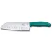 Ніж сантоку Victorinox Swiss Classic 17 см Зелений (6.8524.17C1B)