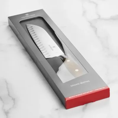 Ніж-сантоку Victorinox Grand Maitre Wood 17 см Коричневий (7.7320.17G)