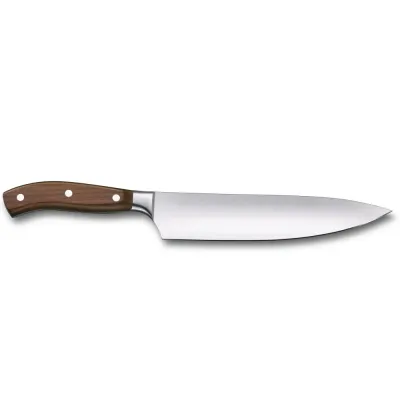 Ніж шеф-кухаря Victorinox Grand Maitre Wood 22 см Коричневий (7.7400.22G)