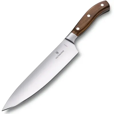 Ніж шеф-кухаря Victorinox Grand Maitre Wood 22 см Коричневий (7.7400.22G)