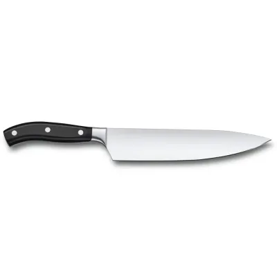 Ніж шеф-кухаря Victorinox Grand Maitre 22 см Чорний (7.7403.22G)