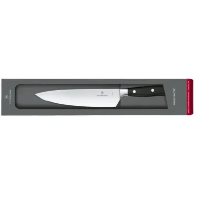Ніж шеф-кухаря Victorinox Grand Maitre 22 см Чорний (7.7403.22G)