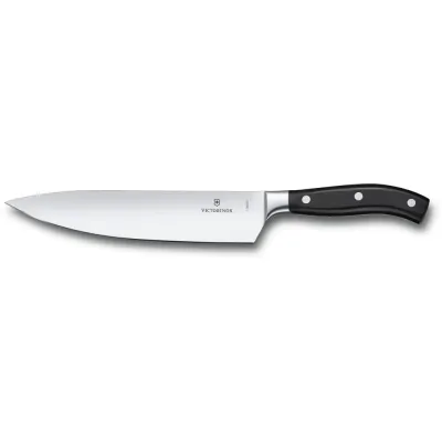 Ніж шеф-кухаря Victorinox Grand Maitre 22 см Чорний (7.7403.22G)