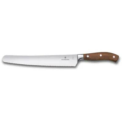 Ніж для хліба Victorinox Grand Maitre Wood 26 см Коричневий (7.7430.26G)
