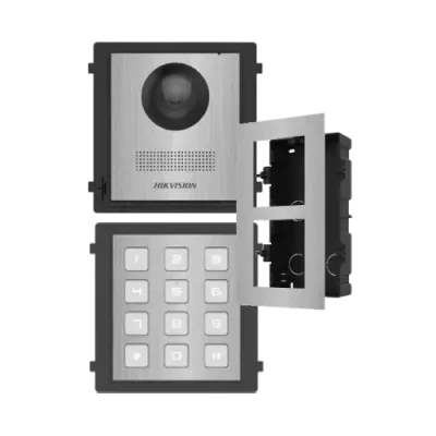 Комплект модулей Hikvision DS-KD8003-IME1NS + DS-KD-ACF2/S + DS-KD-KP/S Серый (15011) Комплект модулей Hikvision DS-KD8003-IME1NS + DS-KD-ACF2/S + DS-KD-KP/S Серый (15011)