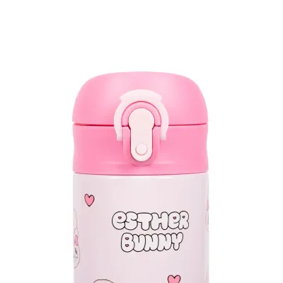 Термос YES Esther Bunny 420 мл Рожевий (708929)