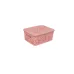Корзина для хранения с крышкой Kornel 25 х 20 х 10 см Розовый (6abb8e0dab636c82e10f0bbd)