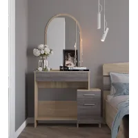 Трюмо-1 комплект для спальні Еверест 95х35х165 см Дуб сонома/Трюфель (DTM-2460)